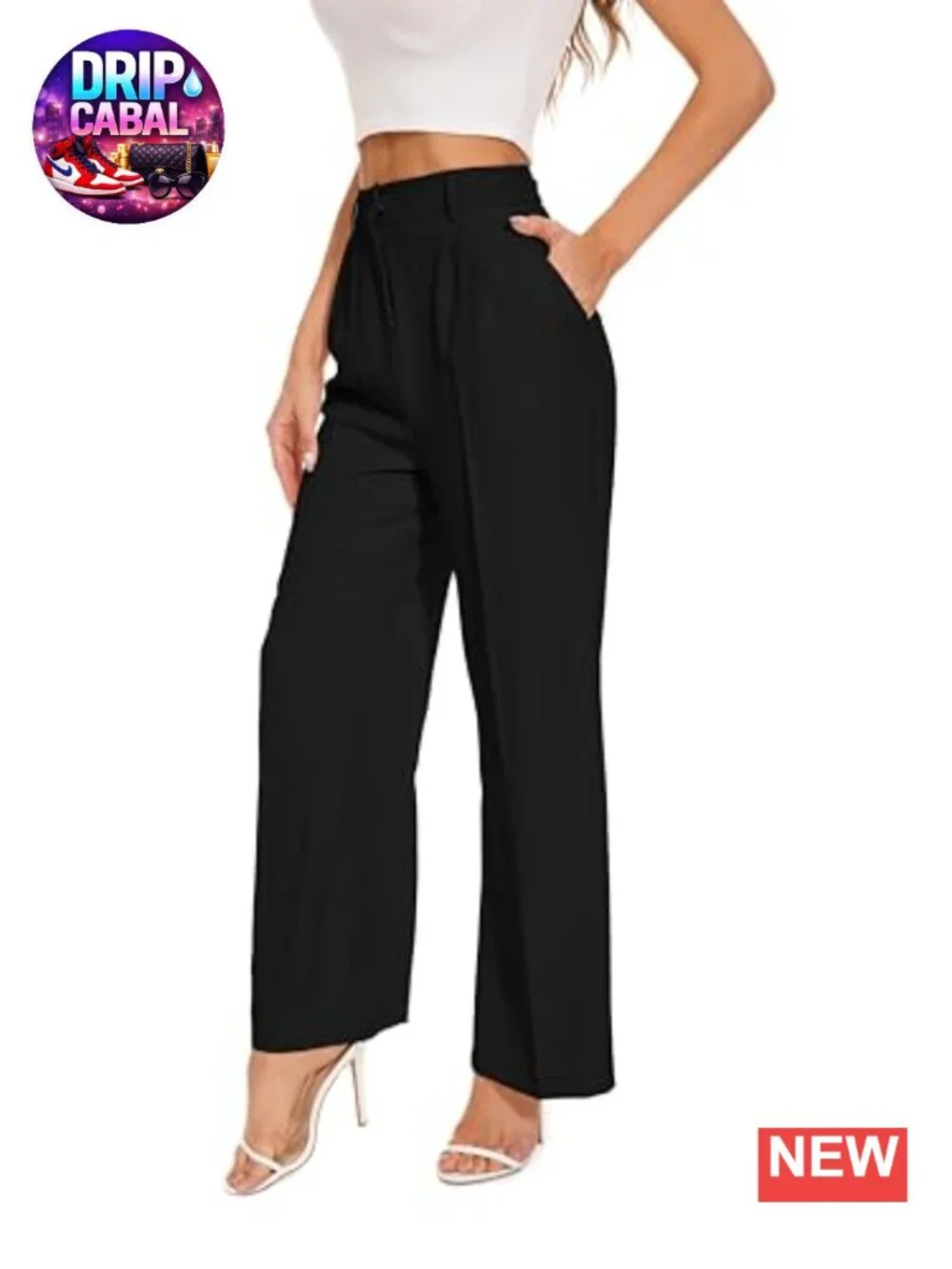Wide Leg Slacks for Women High Waisted Dress Pants Business Casual Work